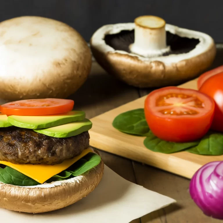 Keto Portobello Mushroom Burger