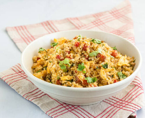 Experience the flavors of traditional fried rice without the carbs! This Keto Cauliflower Fried Rice recipe swaps rice for cauliflower, making it the perfect low-carb alternative that doesn't skimp on taste.